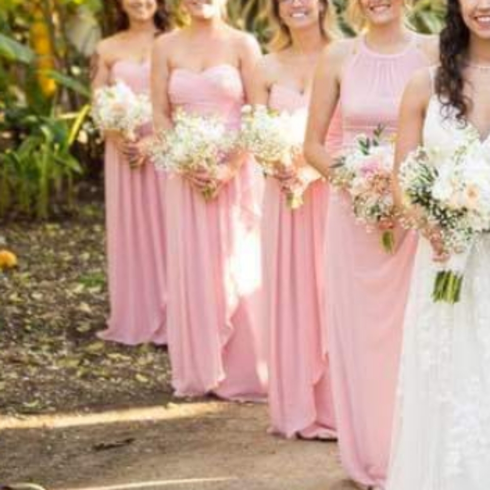 Dusty rose formal/bridesmaid dress